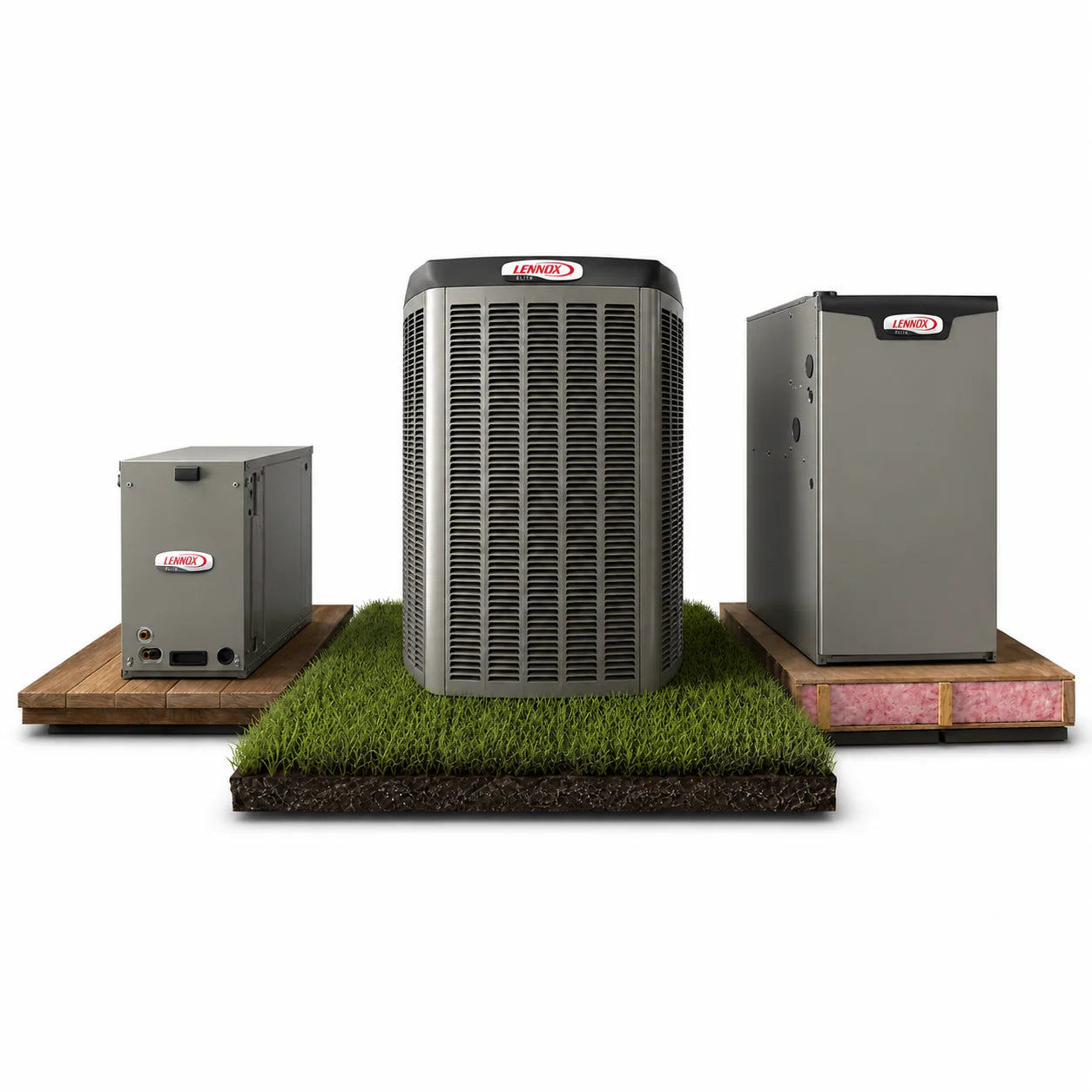 Lennox Elite EL18KCV - 2.0 Ton AC w/ SLP99 Variable 99% AFUE Furnace (Vertical) + CK40CT-30B Coil - 18.0 SEER2 with Install