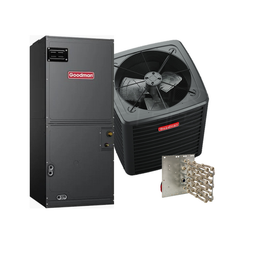 Goodman 1.5-Ton 14.3 SEER2 Heat Pump System Single-Stage 18K-24k Air Handler | Frisco TX Region