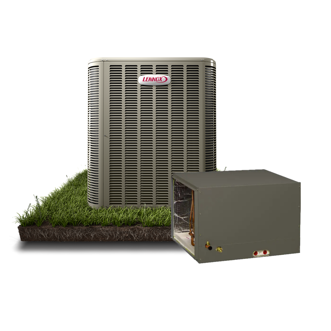 Lennox 2-Ton 14.3 SEER2 - Single-Stage Condenser and '24A' Horizontal Coil Bundle | Frisco TX Region