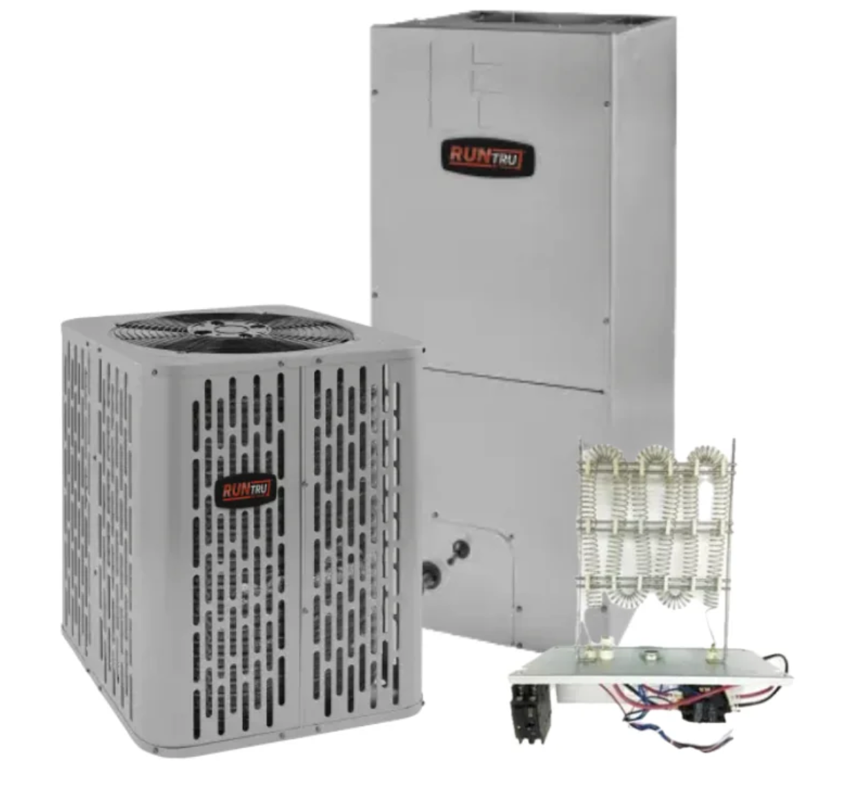 RunTru - 14.3 SEER2 - 2.5 Ton - Single-Stage Heat Pump System with Variable Speed 18K-30K Air Handler | Frisco TX Region