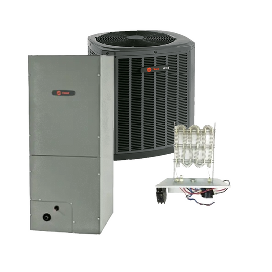 Trane - 3-Ton - 14.3 SEER2 - Single-Stage - Heat Pump System with Variable Speed Air Handler - Frisco TX Region